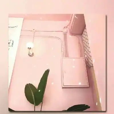 高清少心女爆棚的粉色系小仙女背景图片头像