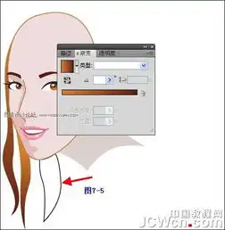 illustrator插画人物系列之清纯美女的绘制教程