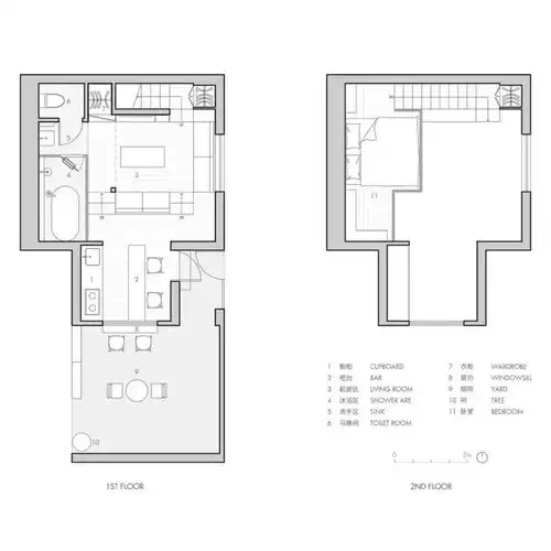 上海这间25㎡挑高阁楼小公寓,现代简约风装修,装出了小豪宅的感觉