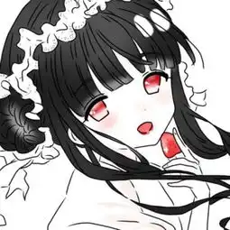 动漫头像女丧系侧脸动漫