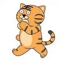 老虎头像卡通卡通小老虎萌萌哒