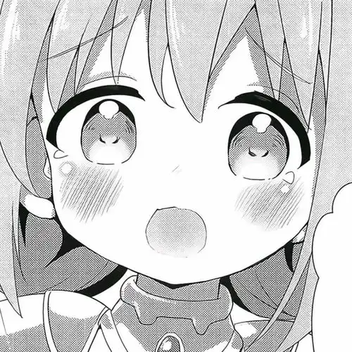 黑白系列动漫女生头像