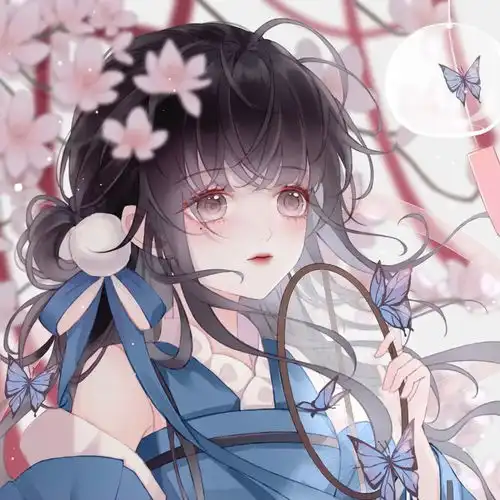 古风女生头像你眸海清涟,藏山高水长,是我的人间