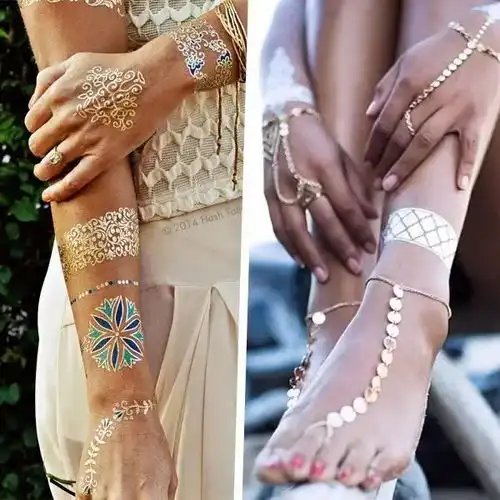 刺青还有比这更炫更酷的金属贴纸吗