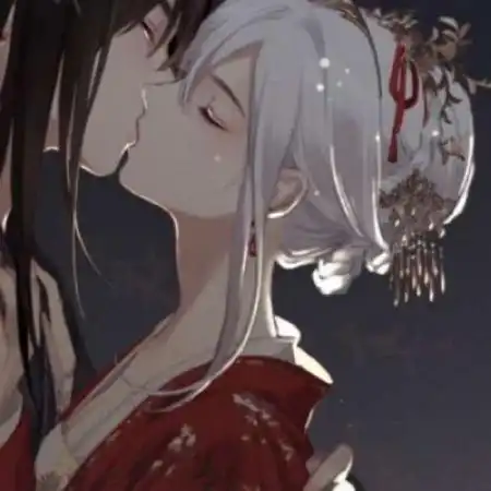 好看动漫情侣头像一男一女你是我想躲又想遇见的人