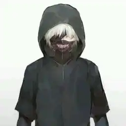 动漫头像男生,白色头发,头发遮眼两只都遮