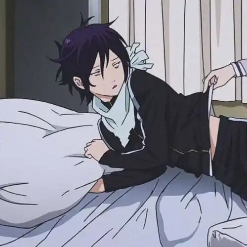 淡蓝色系动漫情侣头像动