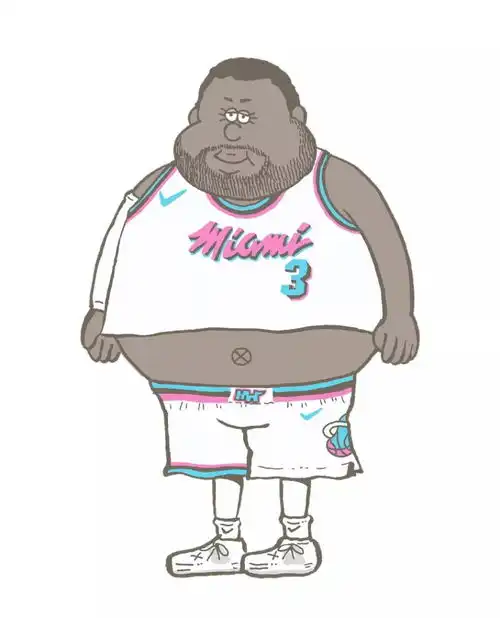 可做头像当球星变得超级胖会是怎样,有詹皇韦德甜瓜