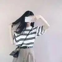 短发遮脸女生卡通头像微信头像图片大全