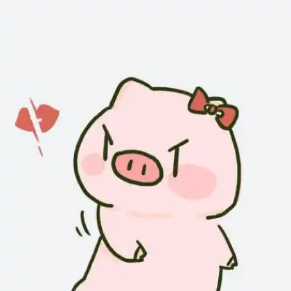 小猪头像图片卡通可爱