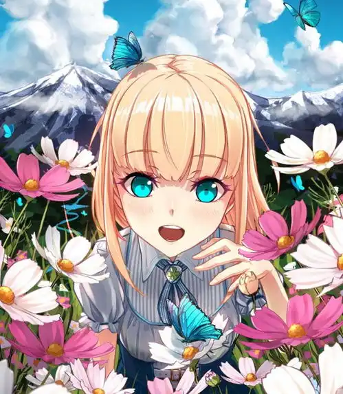 流行女生头像系列动漫