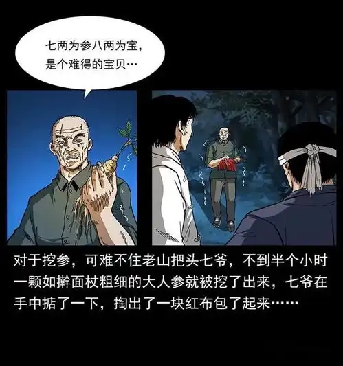 漫画故事深夜进山