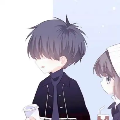 高清怦然心动双人动漫情侣头像图片