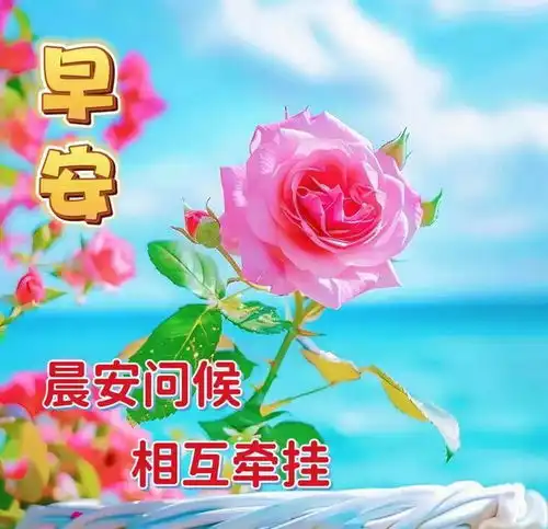 4月12日星期六最新早上好漂亮祝福图片