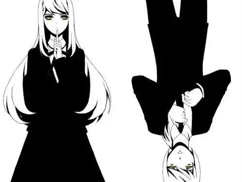 黑白动漫情侣头像一左一右