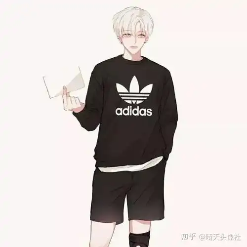 西装女头像动漫紧身裤