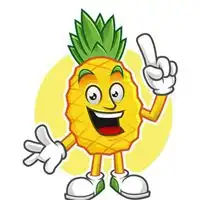 菠萝卡通可爱头像卡通小菠萝头像