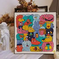 买买艺术版画复制品买买艺术崔龙初醒65x50cm美术纸金色铝合金框多少钱