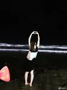 吴昕晒海边照暴男友视角,组爱心示爱潘帅