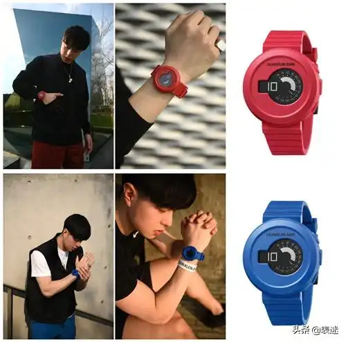 calvinkleindigirock街头电子系列腕表