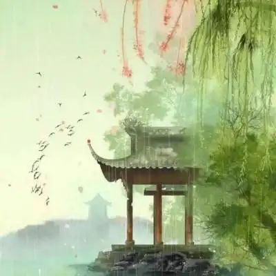 古风风景图片大全唯美手绘高清淡雅古风意境图片