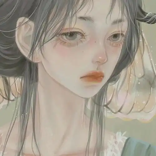 插画女头像系列