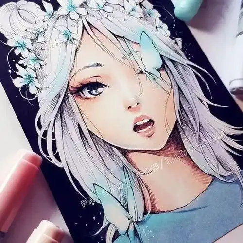 90后美女的二次元漫画世界如同冬日的暖炉夏天的清风