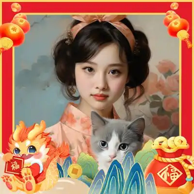 所有人,新春微信头像安排上红红火火过大年