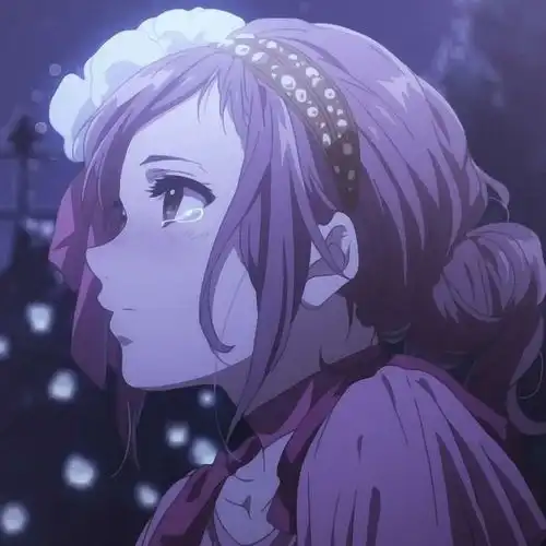 头像女丧系哭泣动漫女生