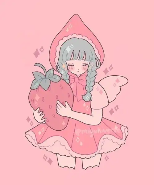 可爱头像卡通少女心糖果