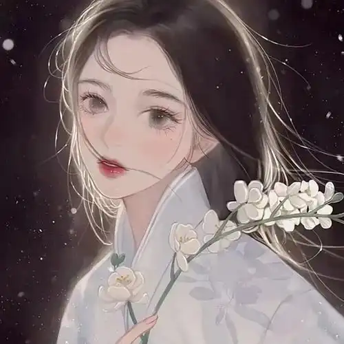 漫画女孩头像萌系古风可