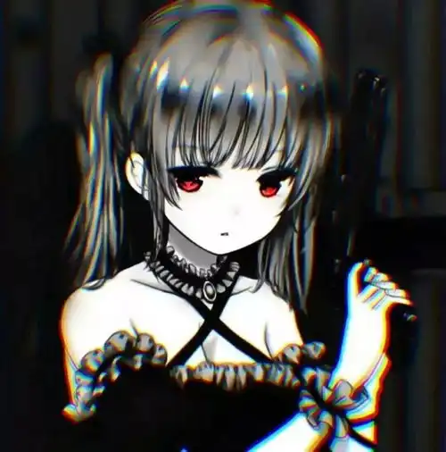 丧系头像动漫版暗黑