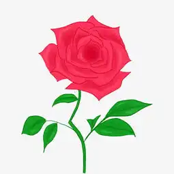 唯美的手绘爱情玫瑰花图片素材其他格式下载动漫人物大全