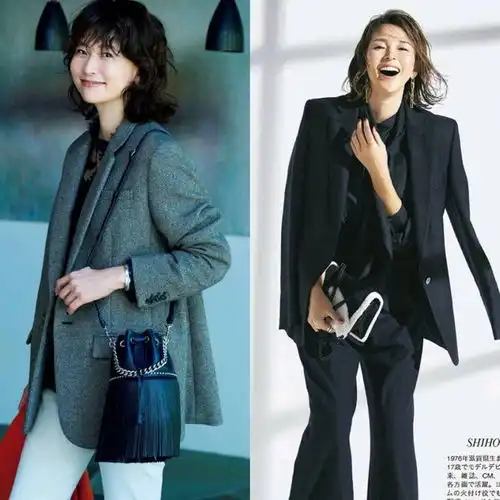 职场女人霸气攻略4050岁冬天这么搭,穿出刚柔并济的美感