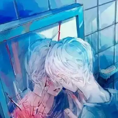 头像男丧系卡通暗黑