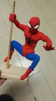 休闲时间和儿子制作的一些粘土卡通,希望表达一份特别的父爱