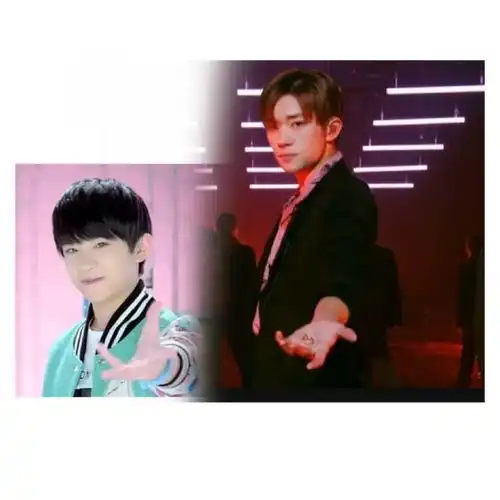 棒球服男孩易烊千玺的西装合身了我们眼中的小男孩长大了