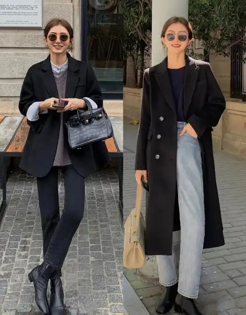 会穿大衣才是真搭配高手,瞧韩系博主的随意穿法,跟着学秋冬稳赢