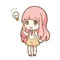 纯色简单卡通女生头像萌萌哒微信头像图片大全