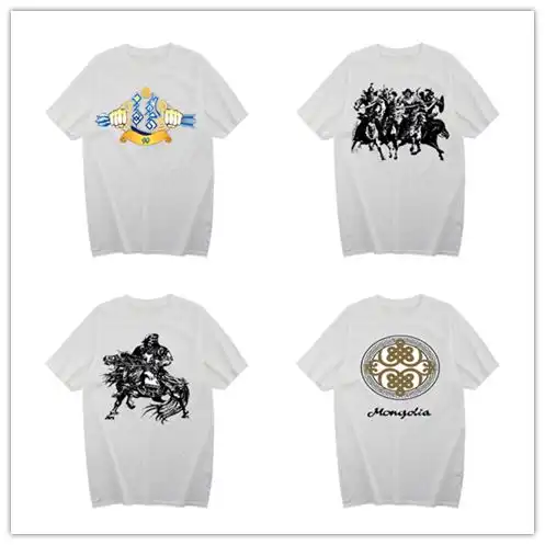 蒙古元素t恤定做,班服团体服等发图定制,一件起订