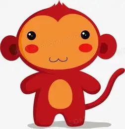 可爱卡通猴子图片免费下载高清png素材图精灵