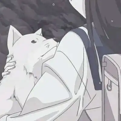 动漫头像黑白头像