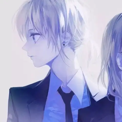 高冷系cp情头动漫真人头