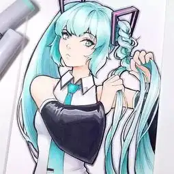 手绘美到犯规吸粉89万,确认眼神是自带仙气的美少女