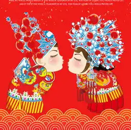 百年好合传统中式新郎新娘婚礼展架设计图片下载psd格式素材472412598像素熊猫办公