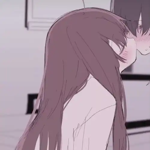 动漫情侣头像有你,比什么都好