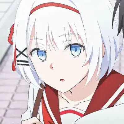 白发动漫头像女狐狸