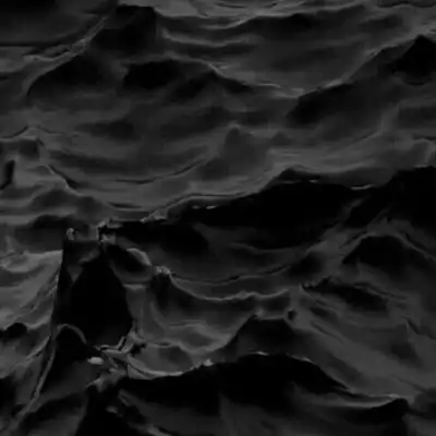 我的眼里没有光了黑色海浪背景图沈一鹤