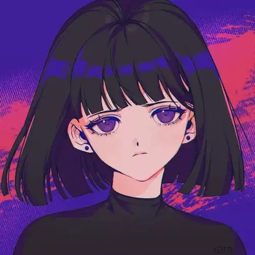 女生动漫头像那女孩对我说