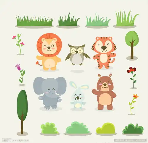 小动物图片卡通头像明丽
